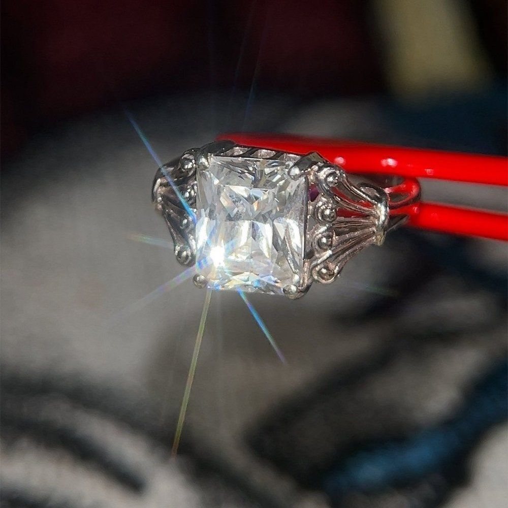Sterling Silver 925 Zircon Ring View 2